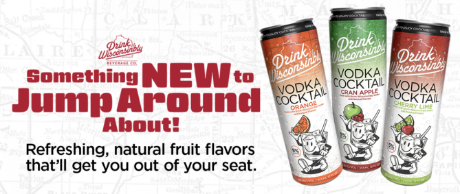 NEW Drink Wisconsinbly Beverage Company Vodka Cocktails